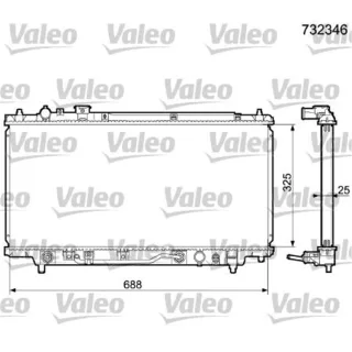 Valeo Motork?hler Mazda 323 BA 1,8