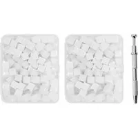 FELIXLEO Nageldesign Zubehör Nail Art Schwamm mit Metallgreifer Gradient Nagel DIY Zubehör, 300-tlg.
