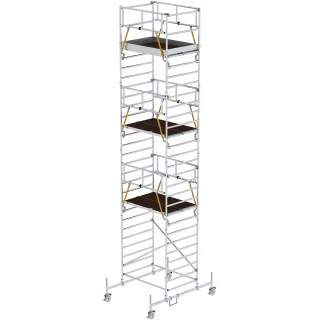 Munk Rollgerüst SG 1,35 x 1,80 m mit Fahrbalken & Doppel-Plattform - 173737