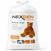 NEXGEN Luxus Kissenfüllung Füllwatte Polyester Füllung Hohlfaserfüllung für Kissen & kuscheltiere, Decken, Sofas, Plüschtiere, Sitz- & Nackenkissen, Teddybären