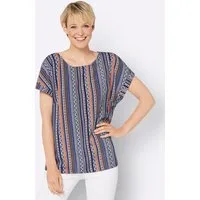 Sieh an! Klassische Bluse Schlupfbluse Kurzarm
