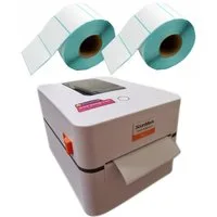 Dynasun Printer M8 2600 100x50cm Etikettendrucker, (Barcodedrucker und Etikettier Gerät USB mit 2600 Thermo-Etiketten)