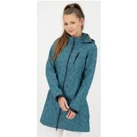 DEPROC Active Softshellmantel SHELBY PEAK XII Softshell Kurzmantel Longjacket leichter Softshell Kurzmantel mit abnehmbarer Kapuze