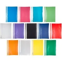 Loer & Schäfer Hefter 13 Schnellhefter DIN A4 / PP / extra stark / 13 verschiedene Farben