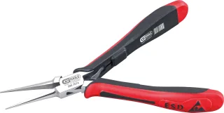 KS Tools ESD Spitzzange, gerade, ohne Hieb, 150mm - 500.7074