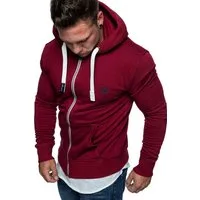 Amaci&Sons Kapuzenpullover TALLAHASSEE Herren Zipper Hoodie Herren Basic Kontrast Sweatjacke Pullover Hoodie Sweatshirt
