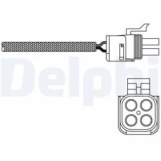 Delphi Lambdasonde Renault Espace Laguna Megane Safrane Sport
