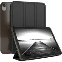 EAZY CASE Tablet-Hülle Smart Case für Apple iPad Mini 6. Gen. (2021) 8,3 Zoll, Anti-Kratz Tasche Schutzhülle mit Sleep Wake Up Funktion Hülle Schwarz