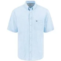 FYNCH-HATTON Kurzarmhemd Summer Linen, B.D., 1/2