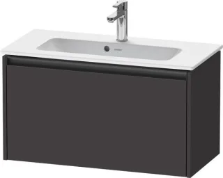 Duravit Ketho.2 Waschtischunterbau wandhängend Graphit Supermatt 810x390x440 mm - K25056080800000 K25056080800000