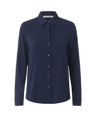 samsøe & samsøe - Bluse - Milly blau - Gr. - XS