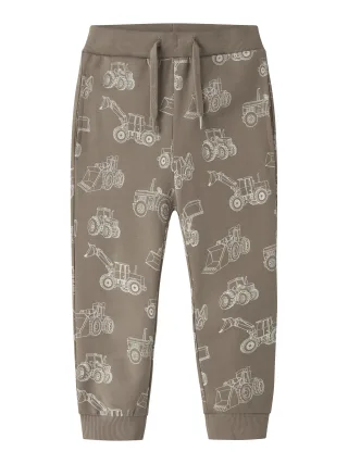 NAME IT - NMMVARON AOP SWT PANT UNB NOOS Fossil - Gr. - 110
