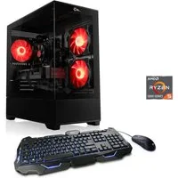 CSL AeroVision V24360 PC (AMD Ryzen 5 5600, GeForce RTX 4060, 32 GB RAM, 1000 GB SSD, Luftkühlung)