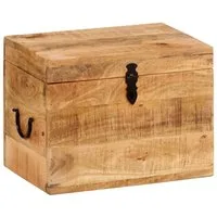 vidaXL Aufbewahrungsbox Aufbewahrungsbox 39x28x31 cm Massivholz (1 St)