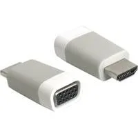 Adapter HDMI-A Stecker > VGA Buchse grau