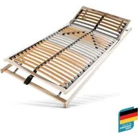 Lattenrost Medistar, Beco, Kopfteil manuell verstellbar, Fußteil manuell verstellbar, Lattenrost in flacher Bauweise, in 90x200 cm und weiteren Größen
