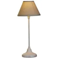 Mirabeau Tischleuchte Tischlampe Swindon beige/antikweiß