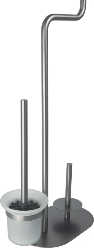 Neuesbad Serie 600 3-Funktionen WC PAPER STAND, Titan NB1DEADID7321