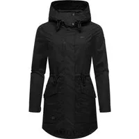 Ragwear Parka Alysa stylische Damen Übergangsjacke mit Taillenzugband