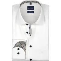 OLYMP Langarmhemd Luxor Businesshemd, New-Kentkragen, Comfort Fit