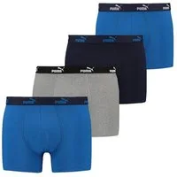 PUMA Boxershorts PUMA BW MEN PROMO ELEMENTS SOLID BOXER 4P (Packung, 4-St., 4er-Pack)