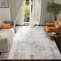 Tapiso Designteppich ASH, rechteckig, Höhe: 8 mm, Rutschfest, pflegeleicht, weicher Kurzflor