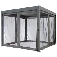 KONIFERA Pavillonseitenteil Moskitonetz, für Pavillon »Palma« 300x300 cm) Set, [4-St.