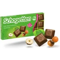 Schogetten Schokolade, Schogetten Edel Alpenvollmilch Haselnuss mit knackigen Stücke 100g