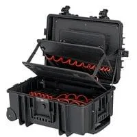 Werkzeugkoffer "Robust45 Move" 00 21 37 LE, Werkzeugkiste schwarz, Staub- und wasserdicht, flugtauglich