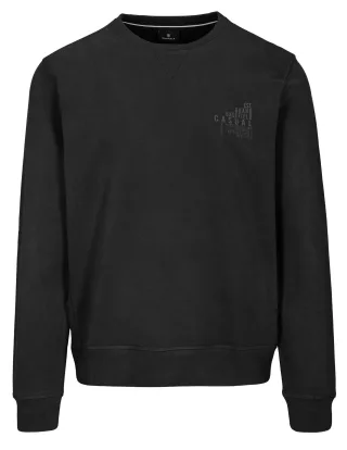 BASEFIELD - Rundhals Sweatshirt dark grey - Gr. - M