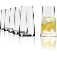 Stölzle Longdrinkglas Stölzle Lausitz Power Longdrink 6er Set, Glas