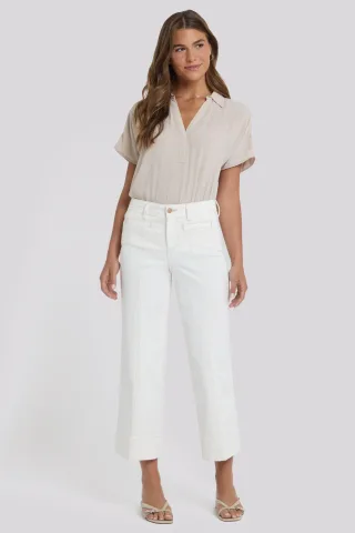 Teresa Weite Bein Knöchellange Jeans