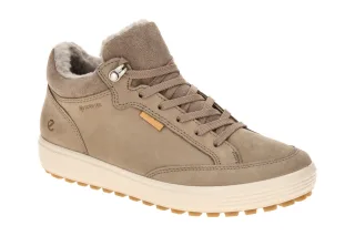 Ecco 450493 Mid Sneaker taupe - wasserdicht, warm gef?ttert, leicht
