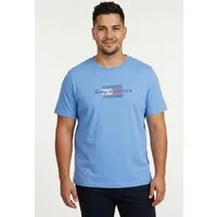 Tommy Hilfiger Big & Tall T-Shirt aus Jersey mit Flag-Grafik, Große Größen
