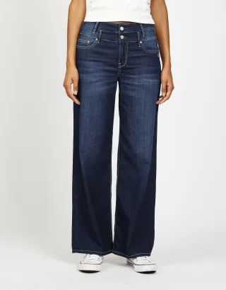 GANG Damen Jeans 94CARA - wide fit Jeans summer dark