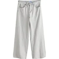 Next Weite Jeans Jeans mit Kordelzug und weitem Bein, Kurzgröße (1-tlg)