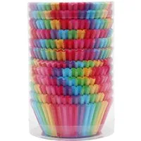 FELIXLEO Muffinform Muffinförmchen Papier Cupcake Wrapper Regenbogen, (200-tlg)