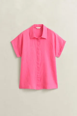 GANT - Leinenbluse mit Flügelärmeln - Gr. - 42