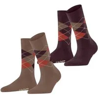 Burlington Socken Burlington Everyday Argyle Damen (2-Paar)