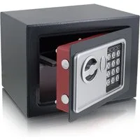 Bituxx Wandtresor Minisafe elektronisch Grau (MS-11387)