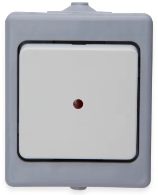 KOPP Feuchtraum-Kontrollschalter 564648005, grau