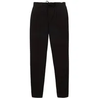 TOM TAILOR Jerseyhose N schwarz,Casual,Viskose,Unifarben,Gerade,Mittel