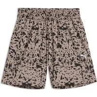 PUMA Shorts Essentials Graphics Animal High-Rise Bedruckte 4" Shorts Damen
