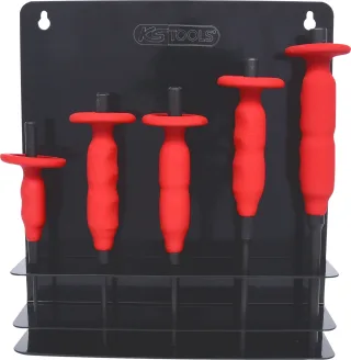KS Tools Splintentreibersatz mit Handschutzgriff, 5-tlg 3-8mm - 156.0000