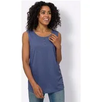 Sieh an! Shirttop Longtop Ärmellos