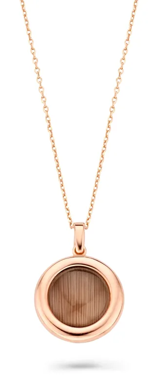 Orphelia 'Isabella' Damenkette mit Anhänger aus 925er Sterlingsilber - Rosé ZH-7197/BR