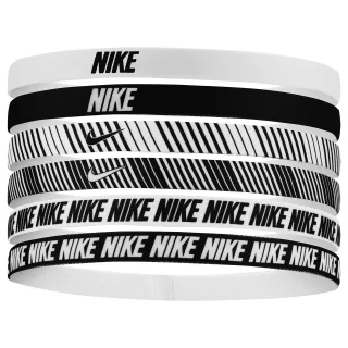Nike - "Classic" Haarband(6er-Pack) (Weiß/Schwarz)