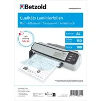 Betzold Schutzfolie Laminierfolien DIN A4, 100 Stück – Schutzfolien Dokumente