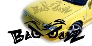 Autoaufkleber für die Motorhaube "Aufkleber Bad On"