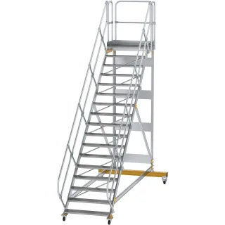 Munk Plattformtreppe 45° fahrbar Stufenbreite 1000mm - 600817